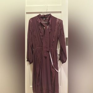 New with tags Missguided burgundy midi dress.